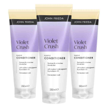 3X John Frieda Violet Crush Purple Conditioner 250 ml