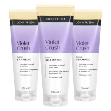 3X John Frieda Violet Crush Purple Shampoo 250 ml