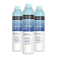 3X John Frieda Volume Lift Hairspray 250 ml