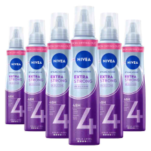 6X NIVEA Styling Mousse Extra Strong 150 ml