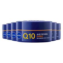 6X NIVEA Q10 Energy Anti Rimpel Nachtcréme 50 ml