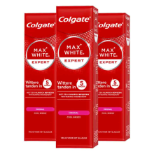 3X Colgate Tandpasta Max White Expert Original 75 ml