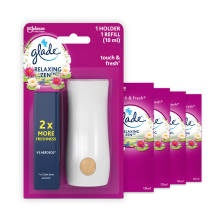 Glade Touch & Fresh Houder Relaxing Zen 4 x 10 ml