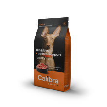Calibra Expert+ Hondenvoer Sensitive & Gastro Support Kalkoen 12 kg