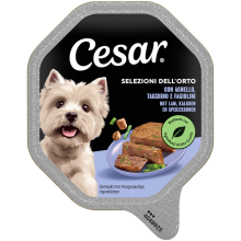 14X Cesar Alu Kalkoen   Lam   Sperziebonen 150 gr