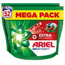 Ariel Wasmiddel Pods Platinum Extra Stain Removal 52 stuks