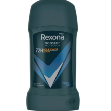 Rexona Deodorant Stick For Men Non Stop Protection Cobalt Dry 72H 50 ml