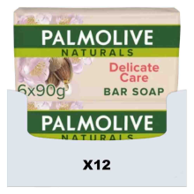 12X Palmolive Tabletzeep Delicate Care Almond & Milk 6x 90 gr