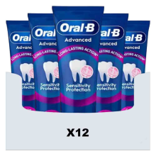 Oral B 12x Oral B Tandpasta Advanced Sensitivity Protection 125 ml