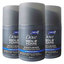 3X Dove Men+ Care Advanced Day Cream Moisturiser Hydration Boost 50 ml