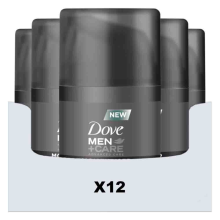 12X Dove Men+ Care Day Cream Moisturiser Oil Control 50 ml