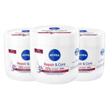 3X NIVEA Bodycreme Repair & Care 400 ml