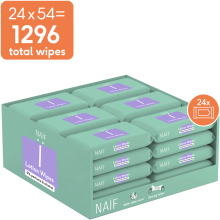 Naif Baby & Kids Billendoekjes Lotion 24x54 = 1296 stuks
