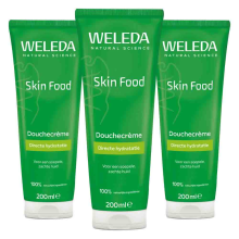 3X WELEDA Skin Food Douchecrème 200 ml