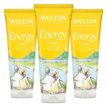 3X WELEDA Gember Douchegel Energy 200 ml