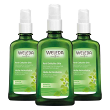 3X WELEDA Berken Anti Cellulite Olie 100 ml