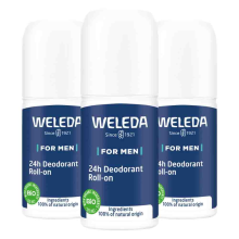 3X WELEDA 24h Roll On Deodorant Men 50 ml