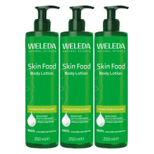 3X WELEDA Skin Food Bodylotion Hydratie & Glans 250 ml