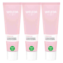 3X WELEDA Sensitive Hydraterende Gezichtscrème 30 ml