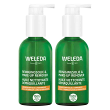 2X WELEDA Hamamelis Reinigingsolie & Make up Remover 150 ml
