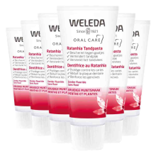 6X WELEDA Tandpasta Ratanhia 75 ml