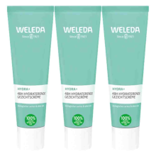 3X WELEDA Hydra+ Hydraterende Gezichtscreme 30 ml