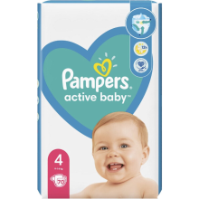 2X Pampers Active Baby Luiers Maat 4 (9 14kg) 70 stuks