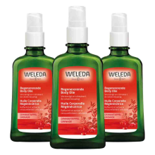 3X WELEDA Granaatappel Regenererende Body Olie 100 ml