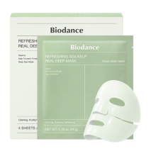 Biodance Refreshing Sea Kelp Real Deep Mask 4 stuks