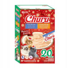 Ciao Kattenvoer Nat Churu Puree Christmas Varieties 20x14 gr