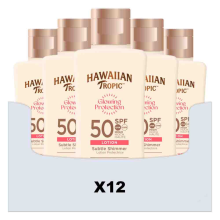 12X Hawaiian Tropic Glowing Protection Lotion SPF 50 75 ml