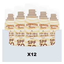12X Hawaiian Tropic Hydrating Protection Mist SPF 30 Scalp & Hairline 60 ml