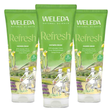 3X WELEDA Citrus Douchecrème Refresh 200 ml