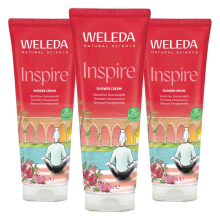 3X WELEDA Granaatappel Douchecrème Inspire 200 ml