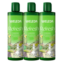 3X WELEDA Citrus Douchecrème Refresh 400 ml