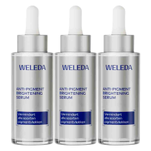 3X WELEDA Blauwe Gentiaan & Edelweiss Anti Pigment Brightening Serum 30 ml