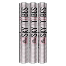 3X Maybelline Lash Sensational Sky Tubes Mascara Black 7,2 ml