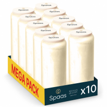 10X SPAAS Noveenkaars 9 Dagen Wit