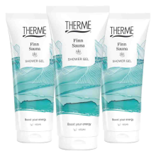 Zanussi 3x Therme Finn Sauna Shower Gel 200 ml