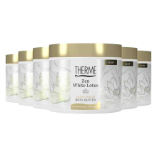 6X Therme Zen White Lotus Glow Serum Body Butter 225 gr