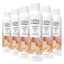 6X Therme Peachful Sunset Foaming Shower Gel 200 ml