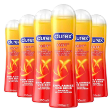 6X Durex Glijmiddel Verwarmend 100 ml