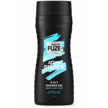 6X Body X Fuze Douchegel 3in1 Aqua Shock 300 ml