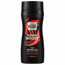 12X Body X Fuze Douchegel 3in1 Power Boost 300 ml