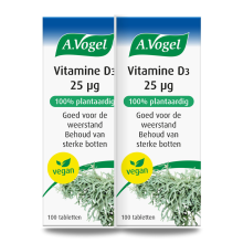 A Vogel 2x A.Vogel Vitamine D3 25 ug 100 tabletten