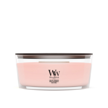 2X WoodWick Coastal Sunberry Ellipse Candle Roze