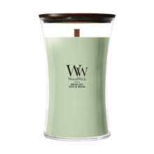 4X WoodWick Matcha Zest Large Candle Groen