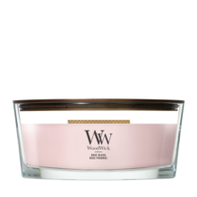 2E halve prijs: WoodWick Rose Blush Ellipse Candle Roze