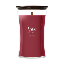4X WoodWick Spiced Blackberry Large Candle Paars