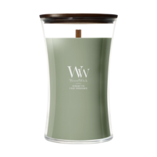 4X WoodWick Verdant Fig Large Candle Groen